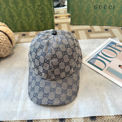 Casquette Gucci Bleu Gris