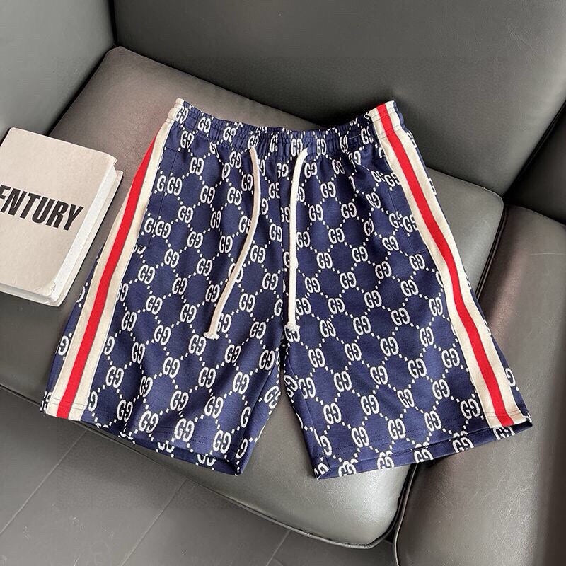 Short Gucci GG Canvas Bleu Marine