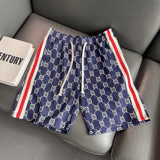 Short Gucci GG Canvas Bleu Marine