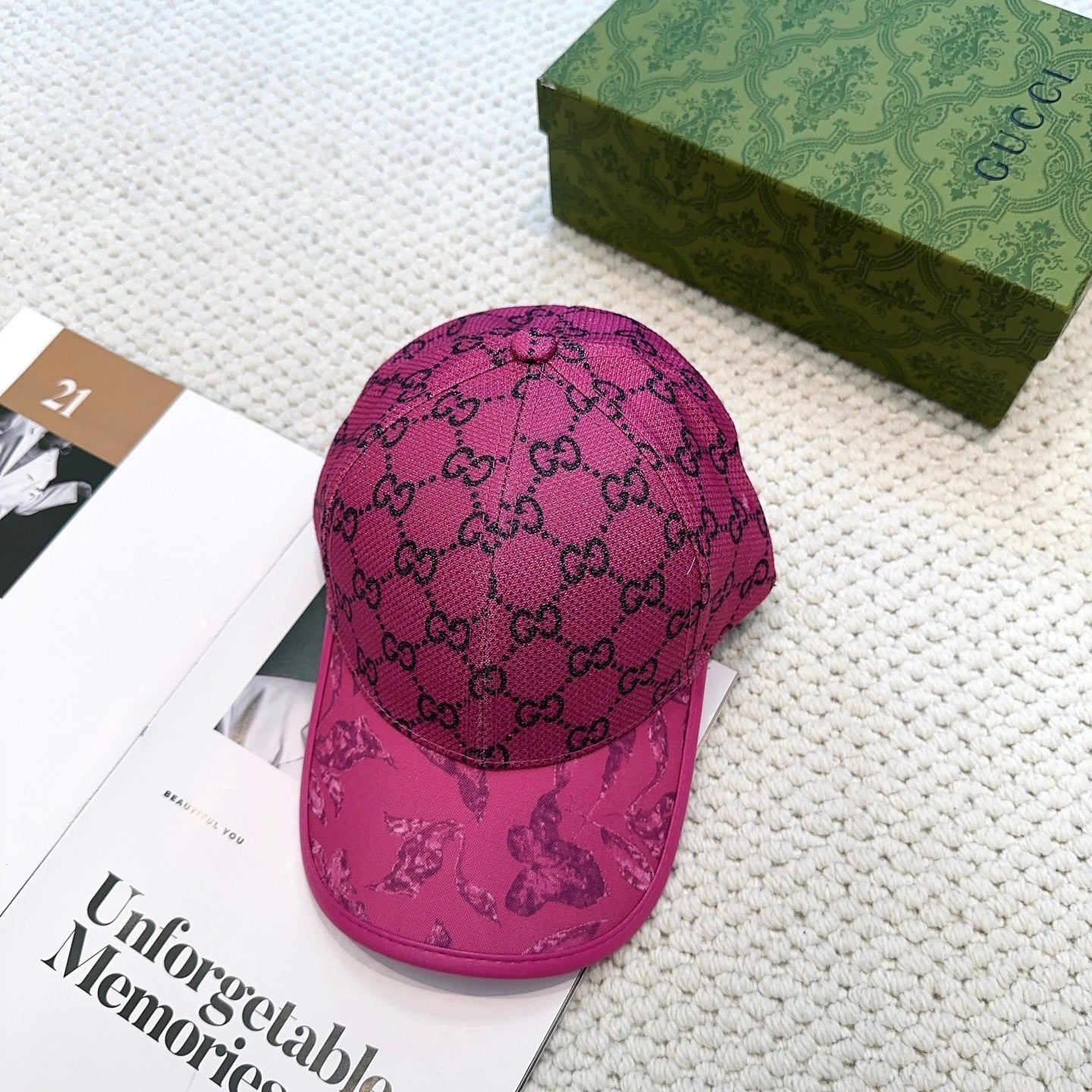 Casquette Gucci Violette & Rose
