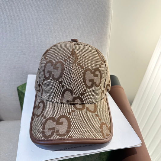 Casquette Gucci Grand Logo Marron
