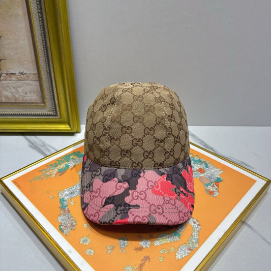 Casquette Gucci Fraise Marron