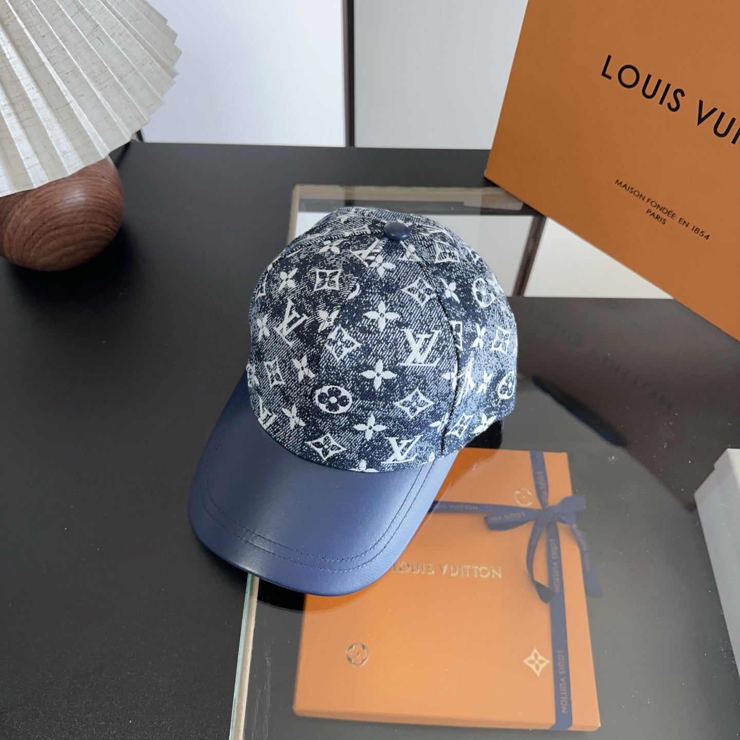 Casquette Louis Vuitton – Monogramme Denim Bleu Marine