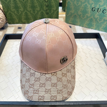 Casquette Gucci GG Supreme Rose Beige