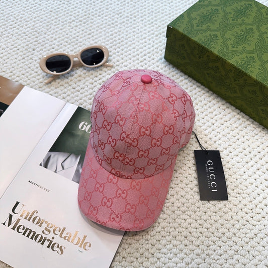 Casquette Gucci GG Canvas Rose