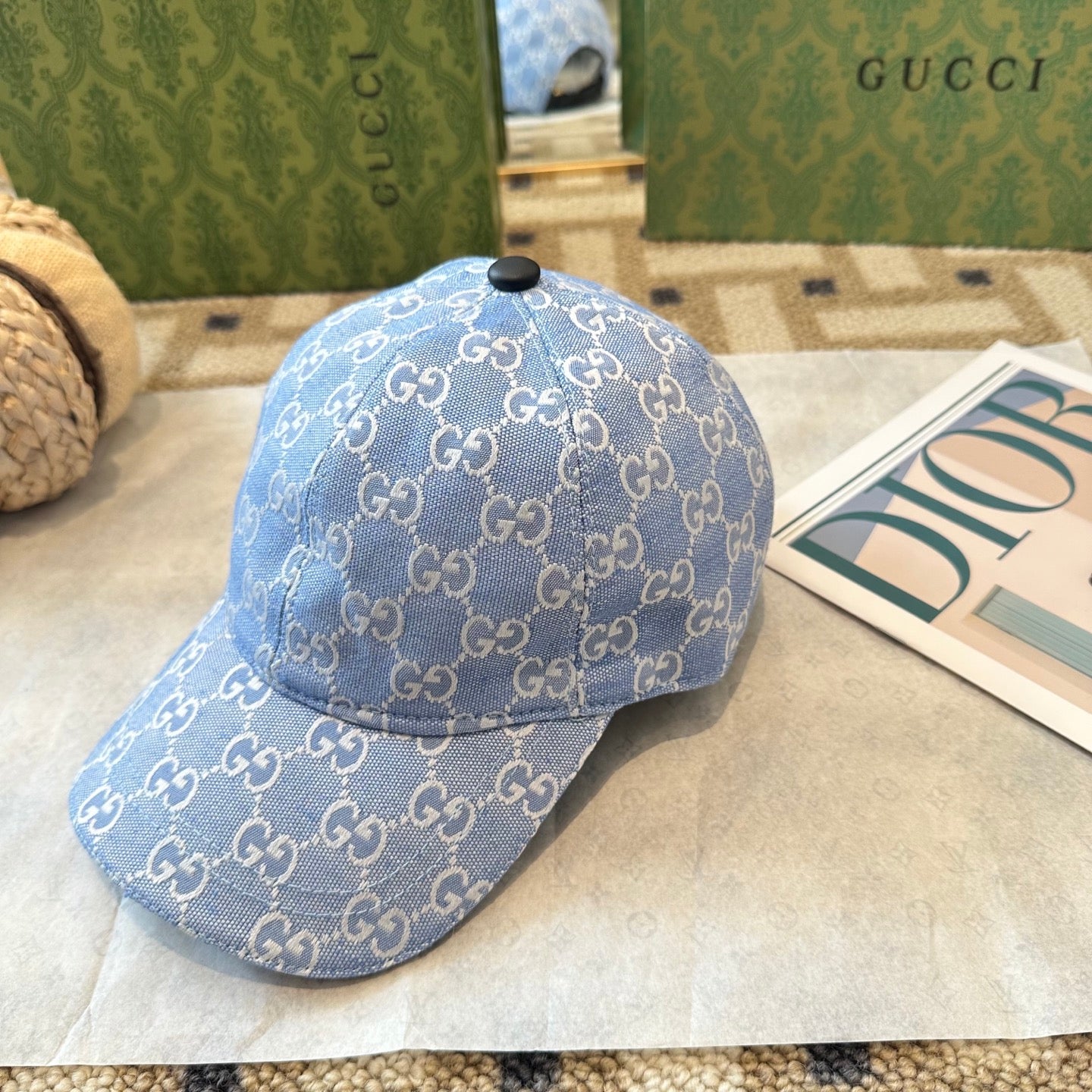 Casquette Gucci Bleu