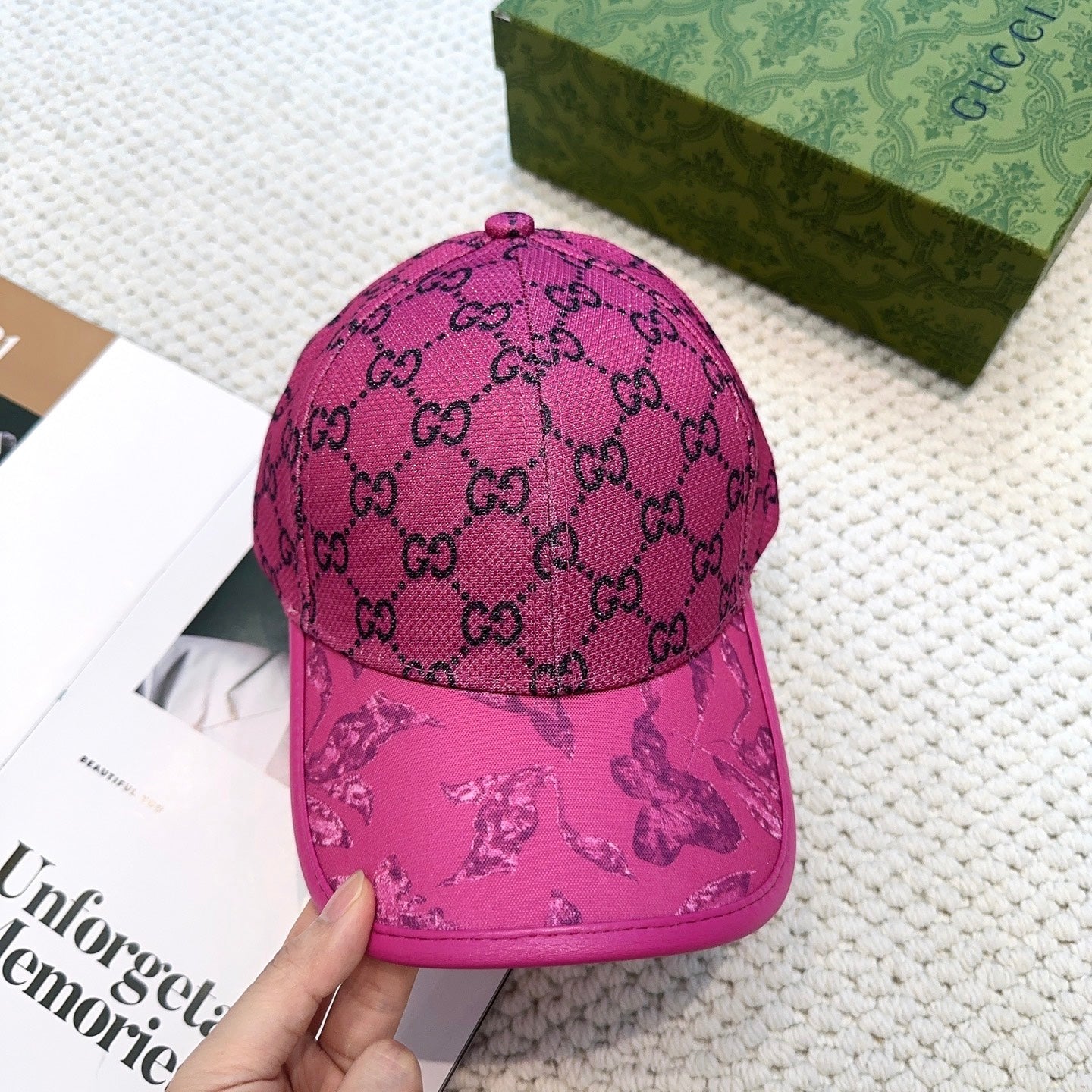 Casquette Gucci Violette & Rose