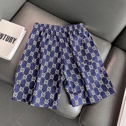 Short Gucci GG Canvas Bleu Marine