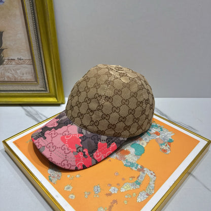 Casquette Gucci Fraise Marron