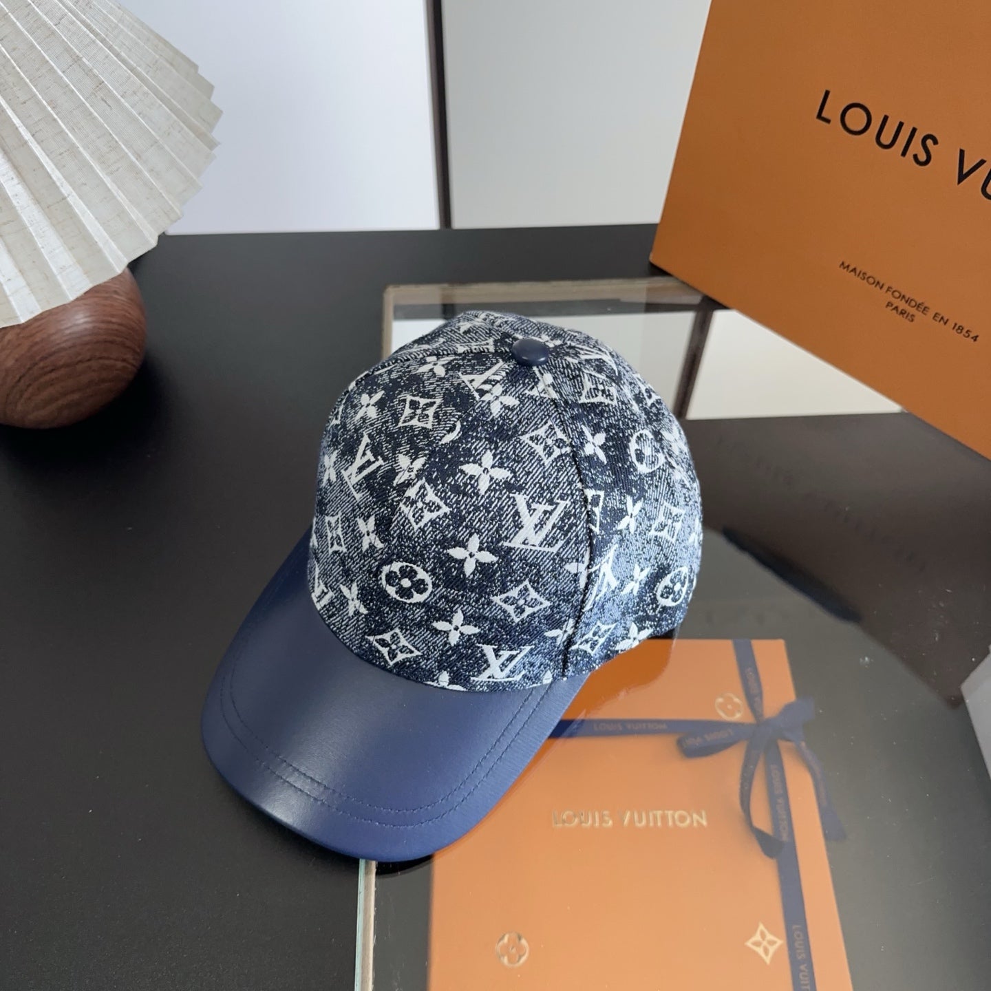Casquette Louis Vuitton – Monogramme Denim Bleu Marine