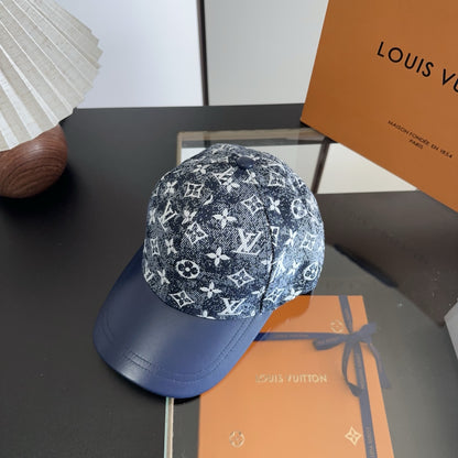 Casquette Louis Vuitton – Monogramme Denim Bleu Marine
