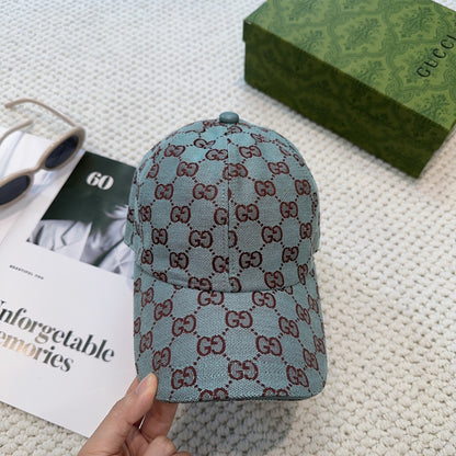 Casquette Gucci GG Canvas Bleu Ciel
