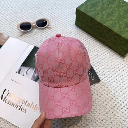 Casquette Gucci GG Canvas Rose