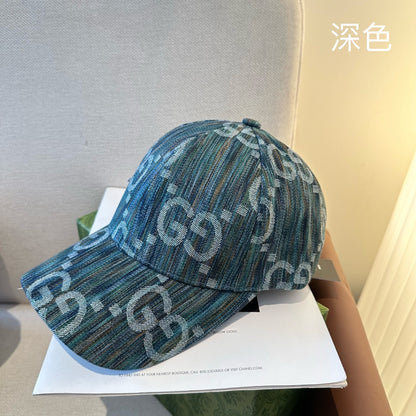 Casquette Gucci GG Denim Bleu Foncé