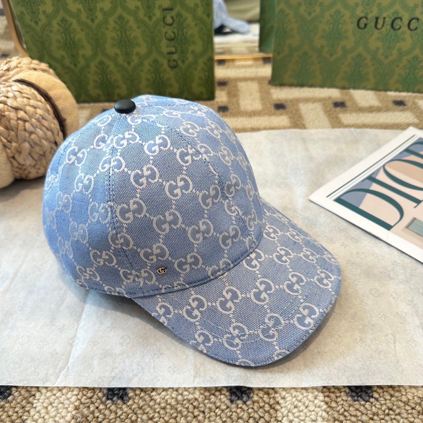 Casquette Gucci Bleu