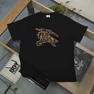 T-shirt Burberry – Grande Broderie Équestre Tartan