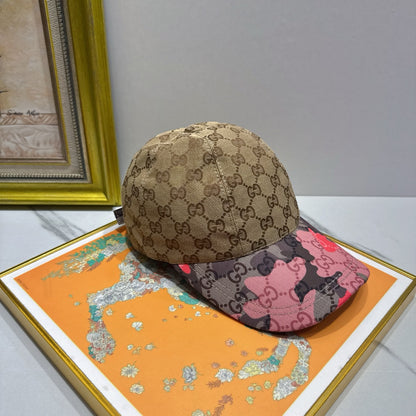 Casquette Gucci Fraise Marron