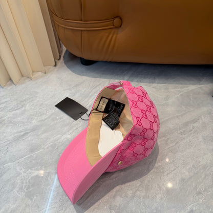 Casquette Gucci GG Canvas Rose
