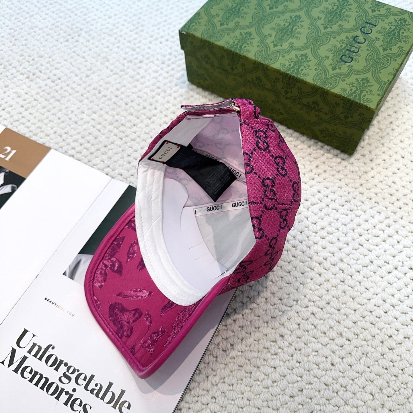 Casquette Gucci Violette & Rose