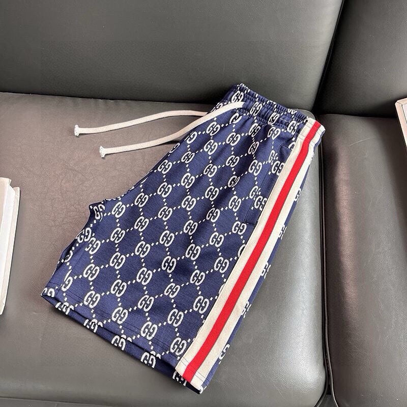 Short Gucci GG Canvas Bleu Marine