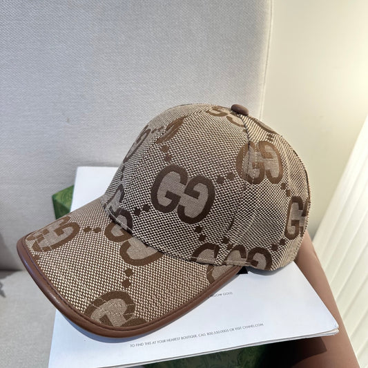 Casquette Gucci Grand Logo Marron
