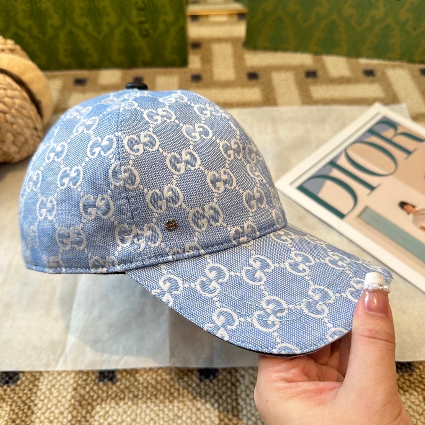 Casquette Gucci Bleu