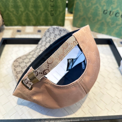 Casquette Gucci GG Supreme Rose Beige