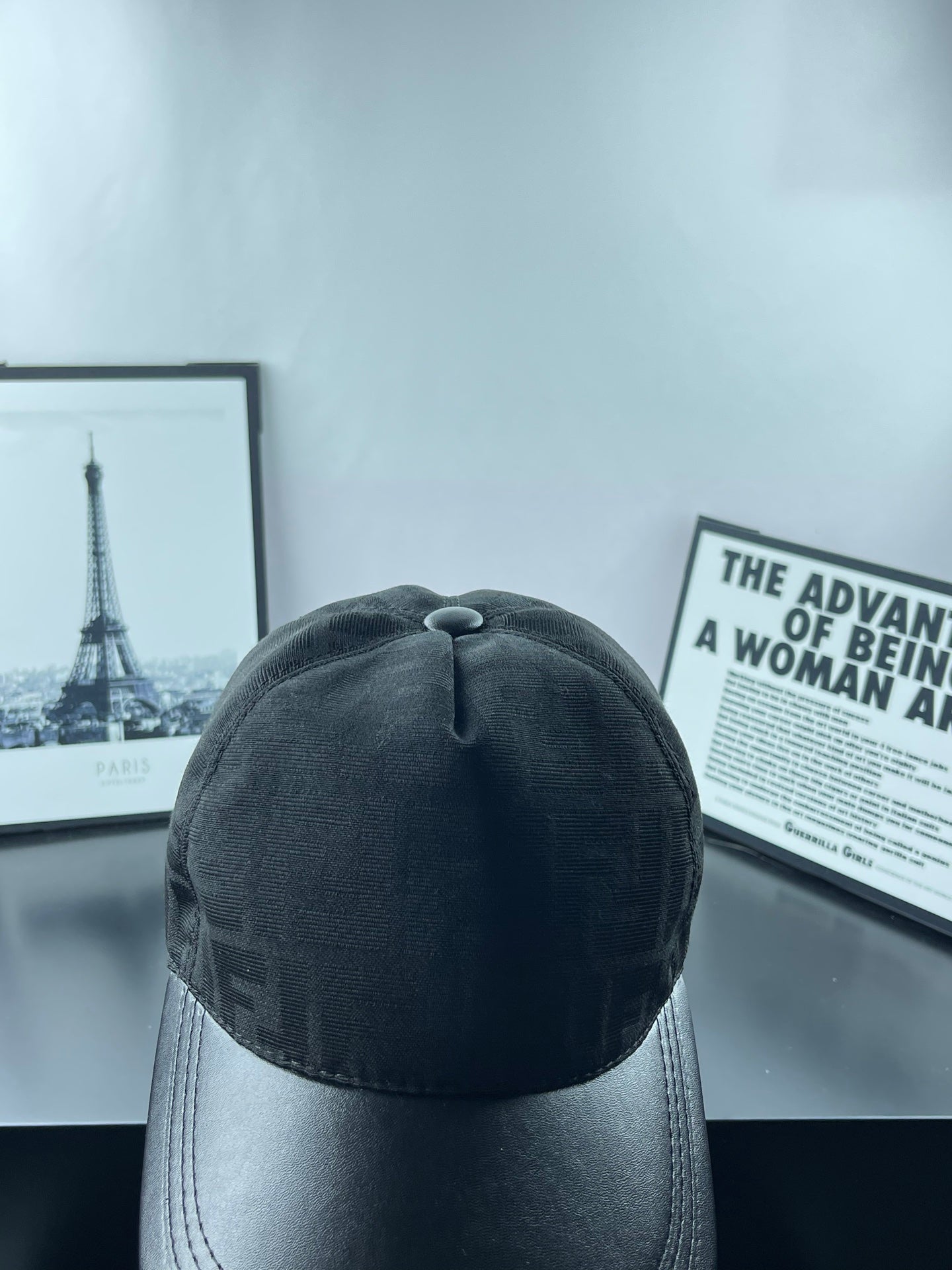 Casquette Fendi Noire Visière Cuir