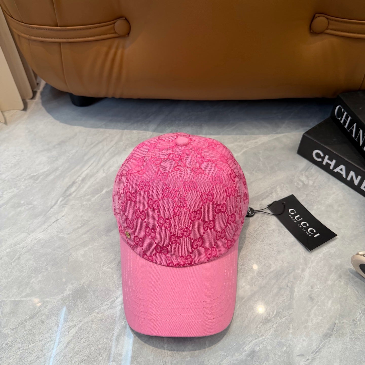 Casquette Gucci GG Canvas Rose