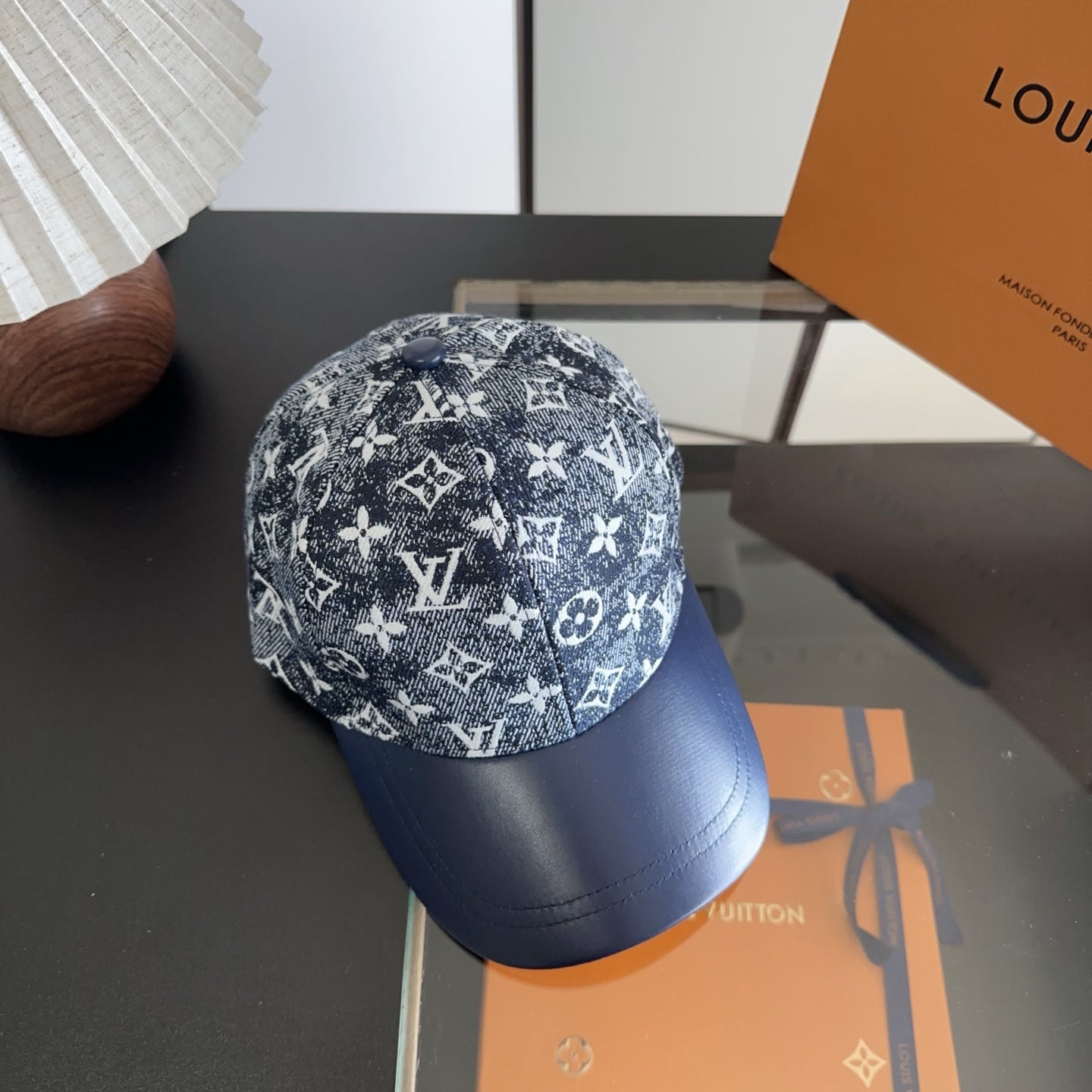 Casquette Louis Vuitton – Monogramme Denim Bleu Marine
