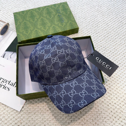 Casquette Gucci GG Canvas Bleu Marine
