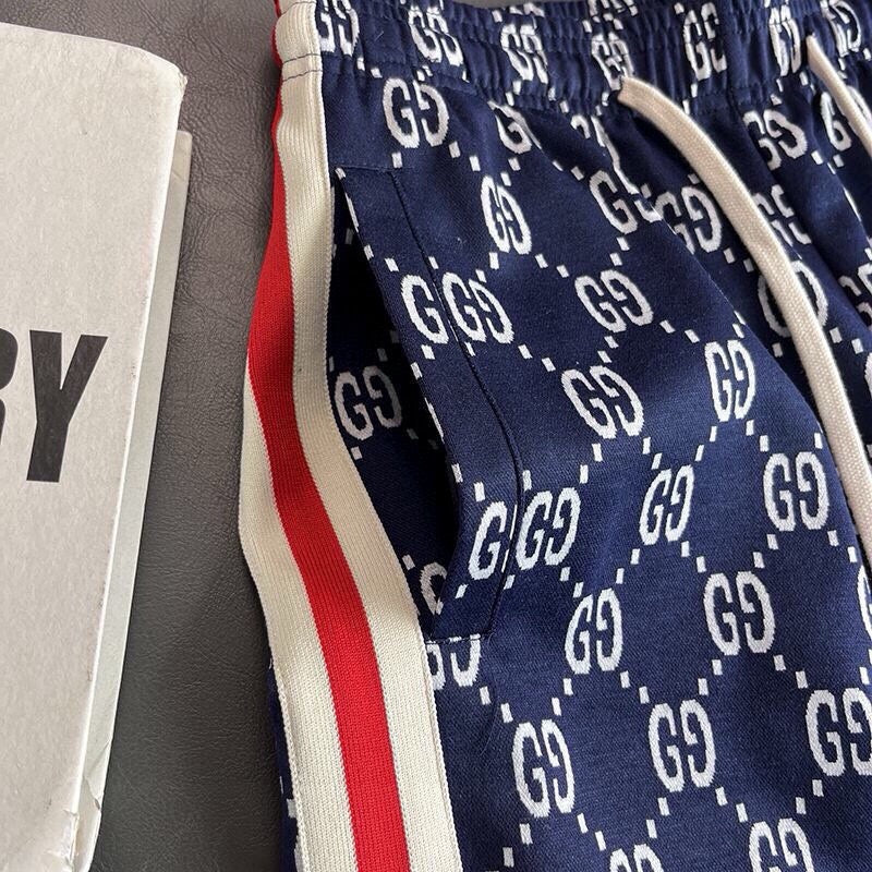 Short Gucci GG Canvas Bleu Marine