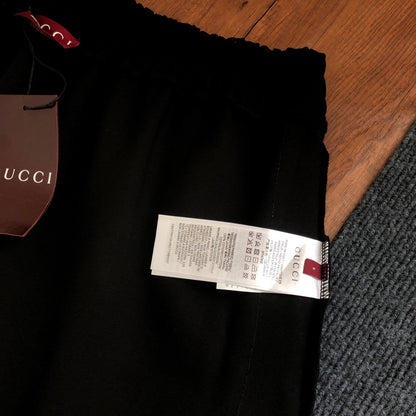 Short Gucci GG 1921 Noir Bandes Vertes