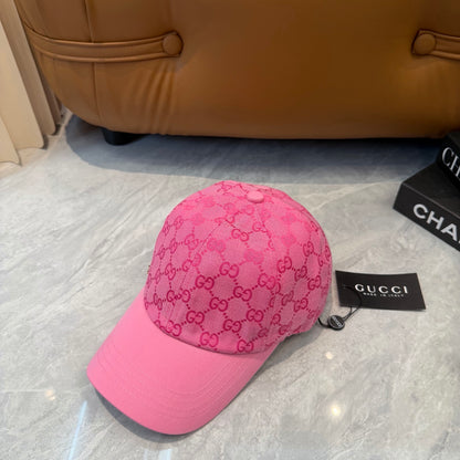Casquette Gucci GG Canvas Rose