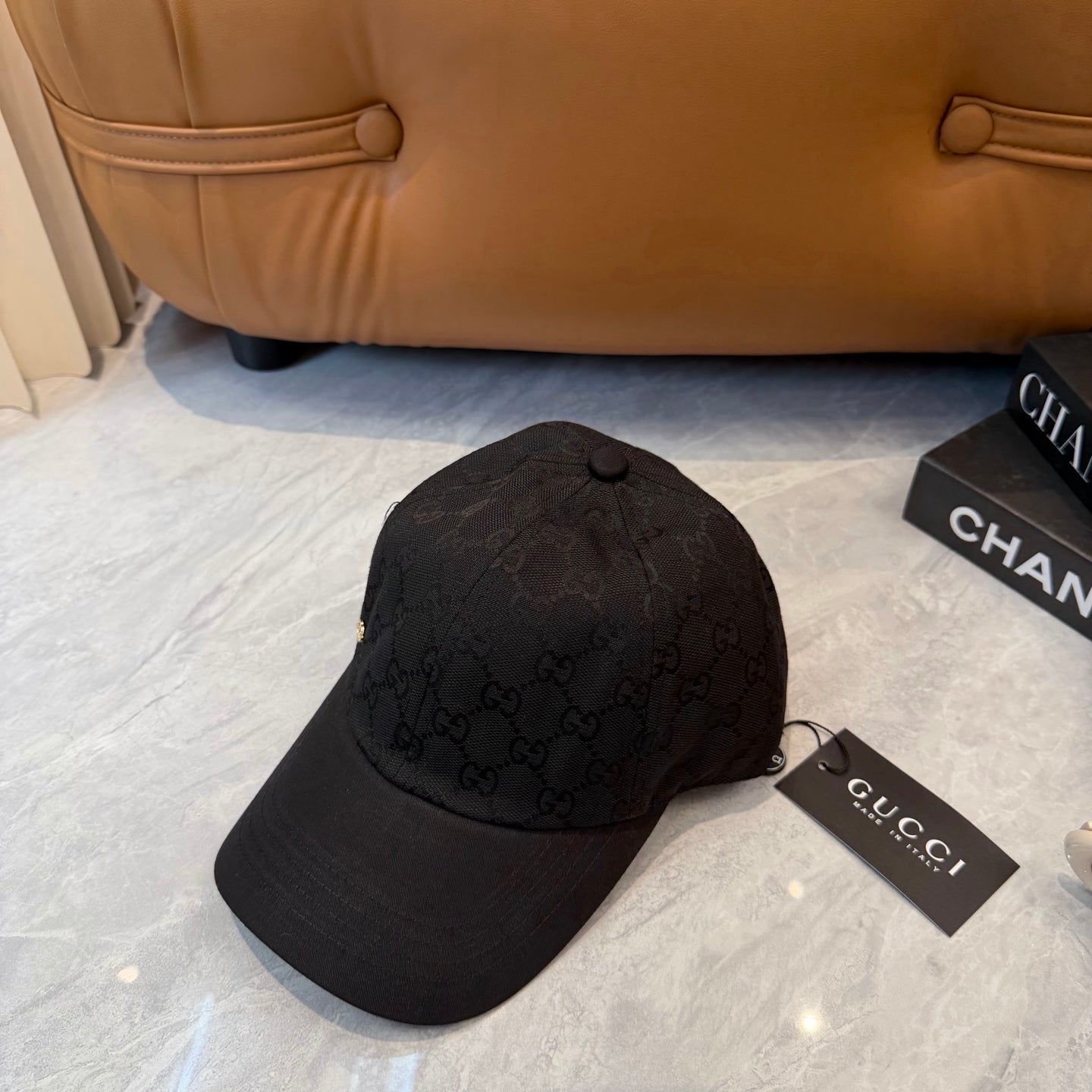 Casquette Gucci GG Canvas Noir