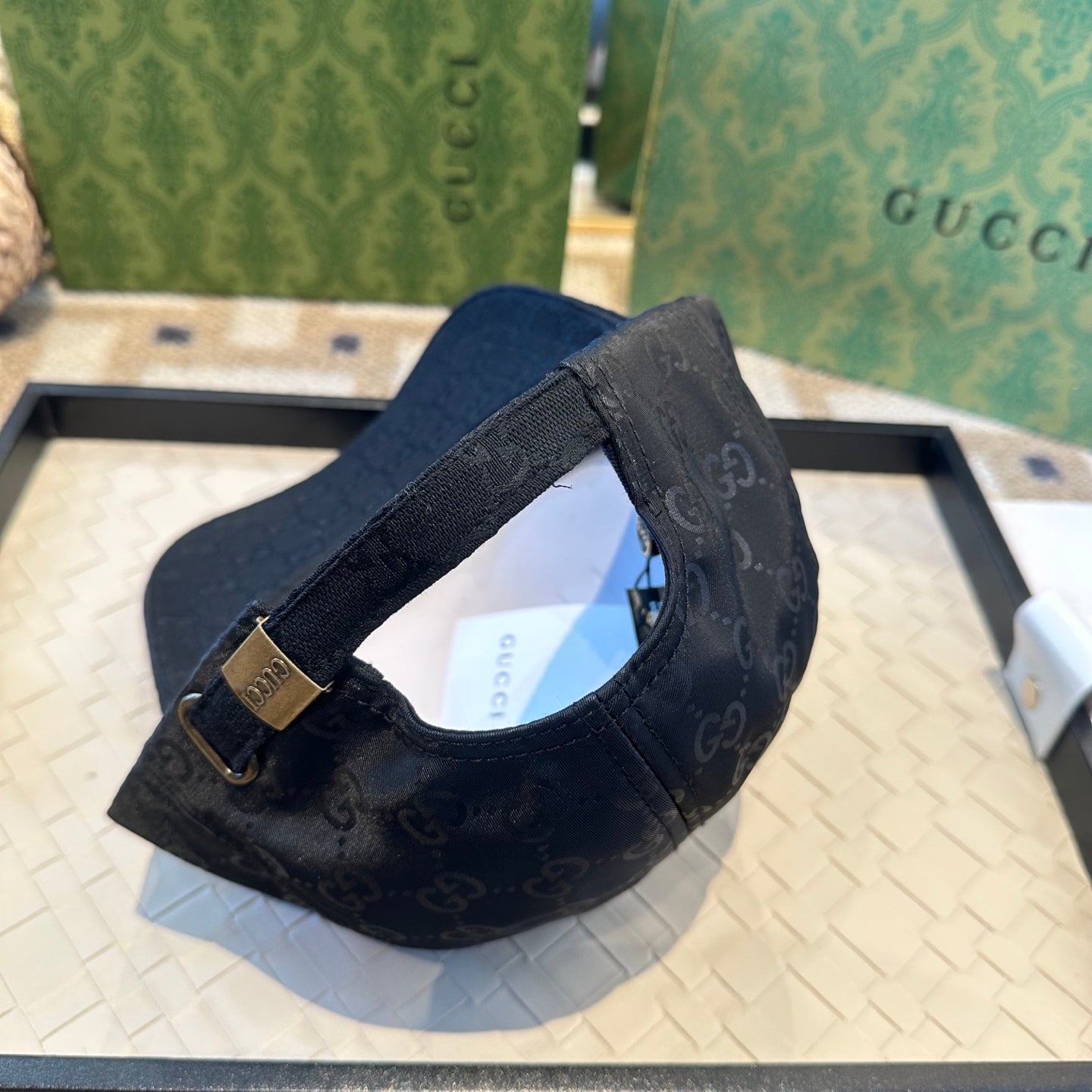 Casquette Gucci GG Supreme Noire