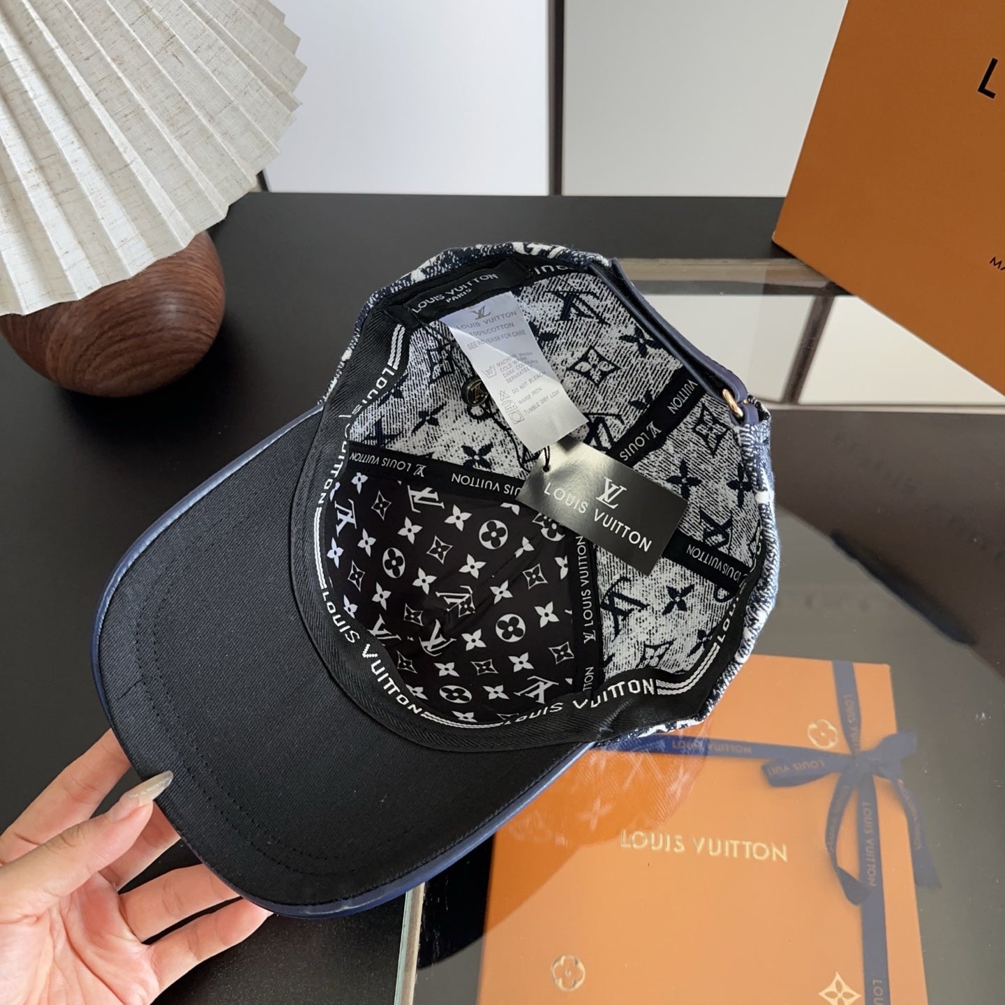 Casquette Louis Vuitton – Monogramme Denim Bleu Marine