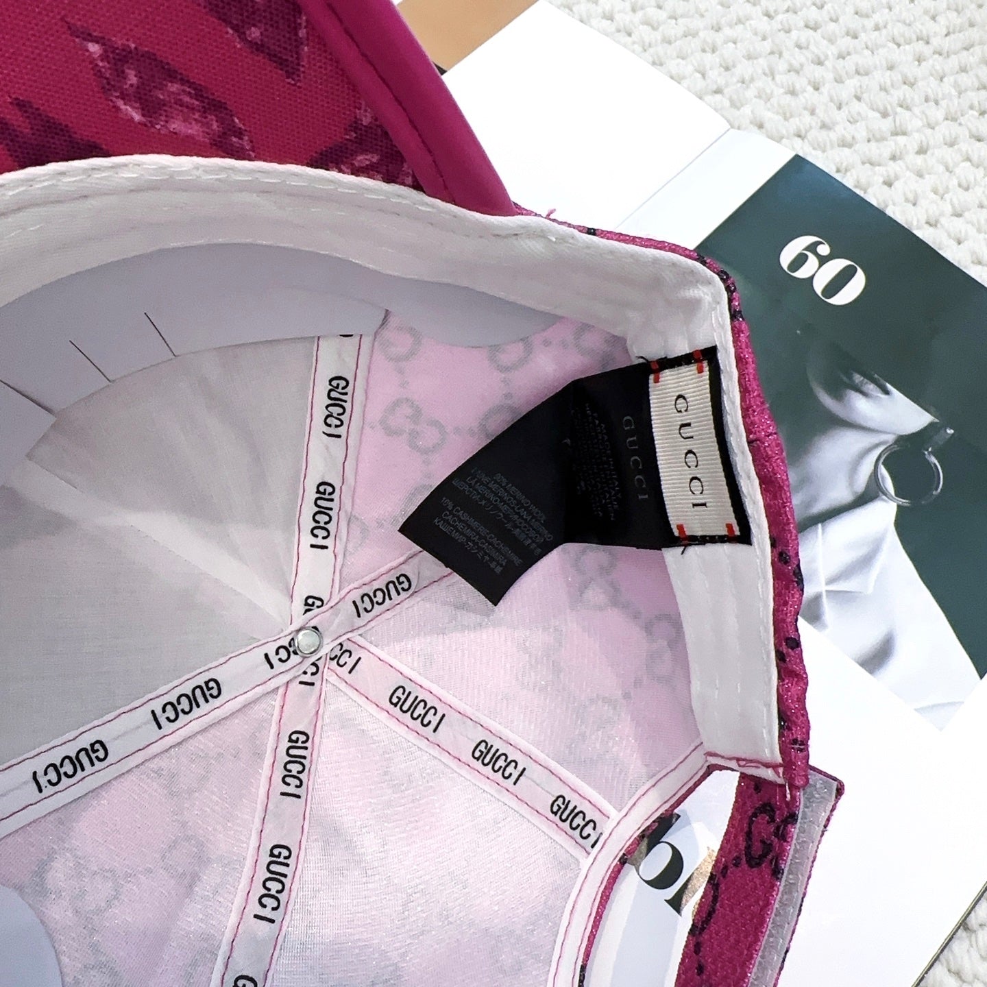 Casquette Gucci Violette & Rose