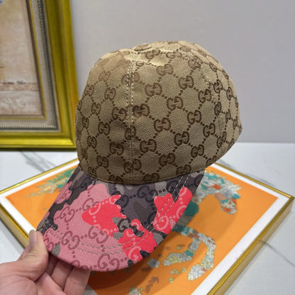 Casquette Gucci Fraise Marron