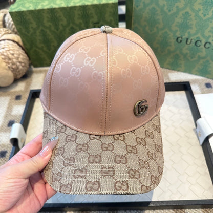 Casquette Gucci GG Supreme Rose Beige