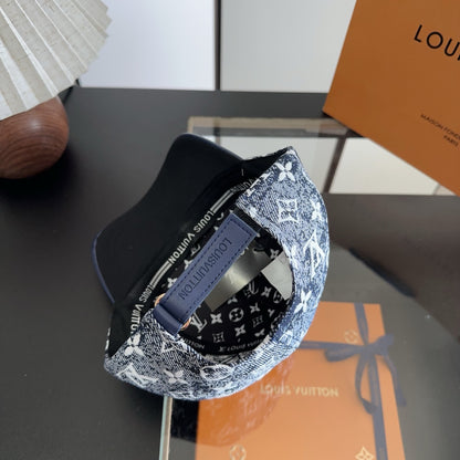 Casquette Louis Vuitton – Monogramme Denim Bleu Marine