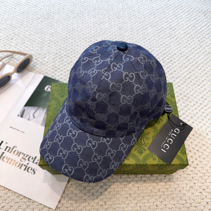 Casquette Gucci GG Canvas Bleu Marine
