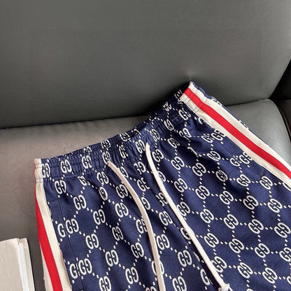 Short Gucci GG Canvas Bleu Marine