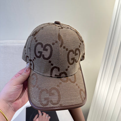 Casquette Gucci Grand Logo Marron