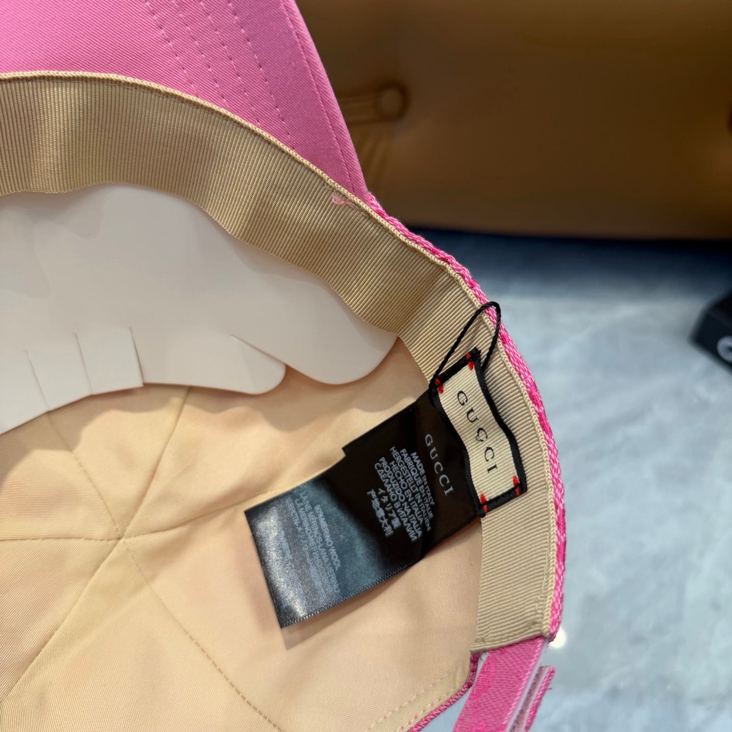 Casquette Gucci GG Canvas Rose