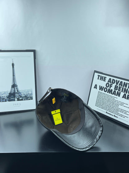 Casquette Fendi Noire Visière Cuir