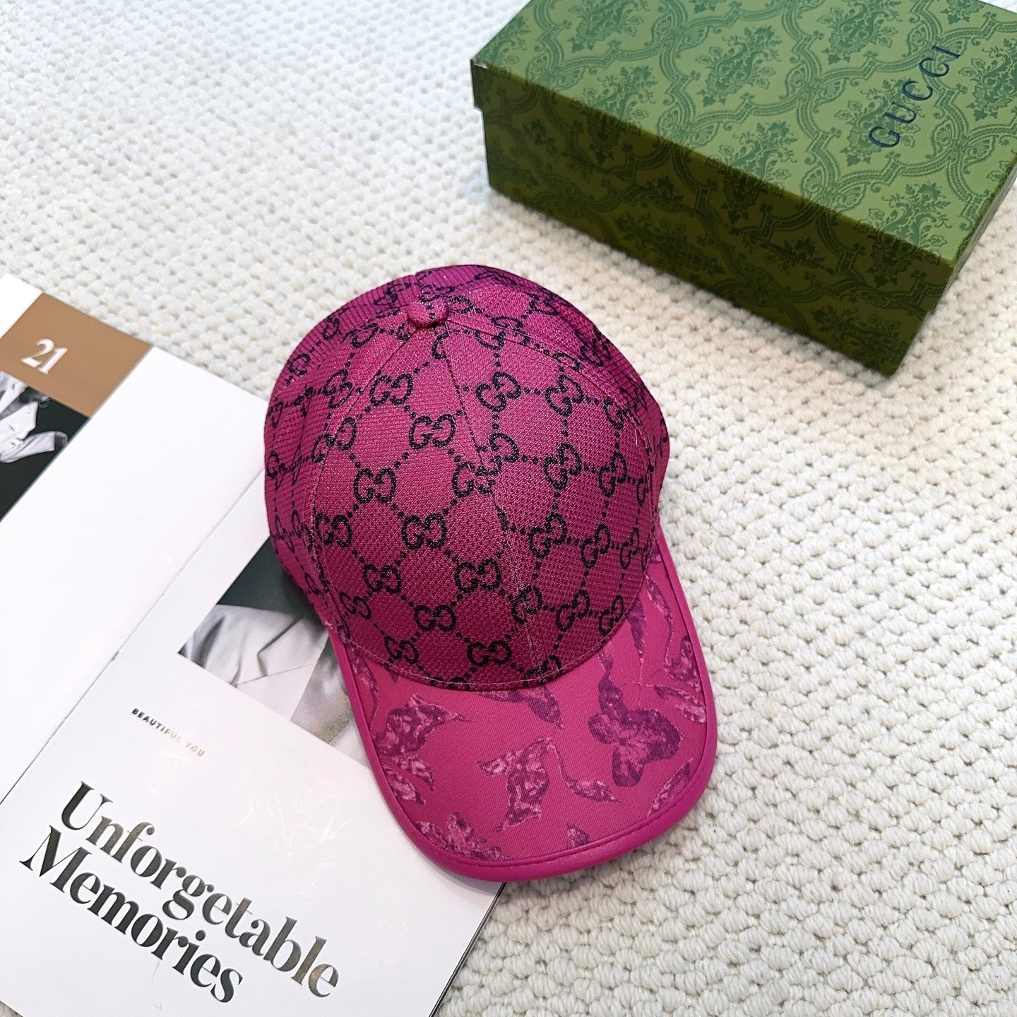 Casquette Gucci Violette & Rose