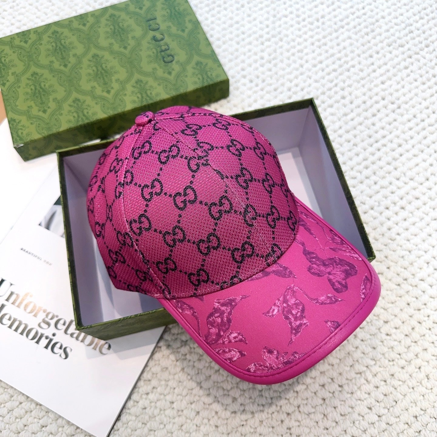 Casquette Gucci Violette & Rose