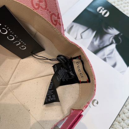 Casquette Gucci GG Canvas Rose