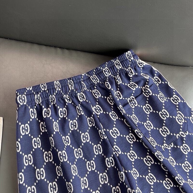 Short Gucci GG Canvas Bleu Marine